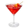 Copas Cocktail Martini Reutilizables de Plástico Duro Policarbonato 300ml (4 Uds)