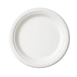 Platos Biodegradables Caña de Azúcar 17cm