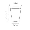 Vasos de Cartón Blanco Café Corto/Degustación 75ml Ø5,1cm