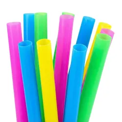 Pajitas Biodegradables PLA Extra Gruesas Colores Ø10mm x 21cm