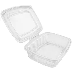 Envases con Tapa Plástico PP Rectangular 750cc