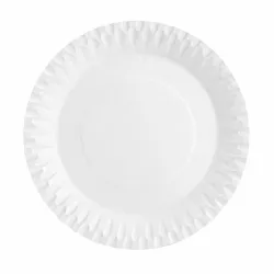 Platos de Cartón Biodegradables Blancos 20cm