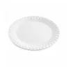 Platos de Cartón Biodegradables Blancos 18cm