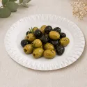 Platos de Cartón Biodegradables Blancos 18cm