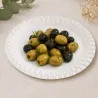 Platos de Cartón Biodegradables Blancos 18cm