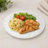 Platos de Cartón Biodegradables Blancos 20cm