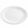 Platos  de Cartón Biodegradables Blancos 28cm