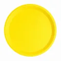 Platos Amarillos de Cartón Biodegradables 20,5cm