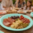 Platos Biodegradables Mint de Cartón 20,5cm