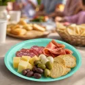 Platos Biodegradables Mint de Cartón 20,5cm