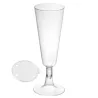 Copas de Cava de Plástico PS CON TAPA 150ml Transparentes