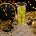 Copas de Cava de Plástico PS CON TAPA 150ml Transparentes