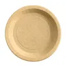 Platos de Cartón Kraft Biodegradables Antigrasa Ø18cm 245gr