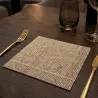 Servilletas Papel Eco Punta-Punta 40x40cm Natur Arpillera