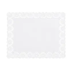 Blondas de Papel para Repostería y Alimentacion Rectangulares 20 x 30cm