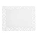 Blondas de Papel Rectangulares 26x32cm Blanco