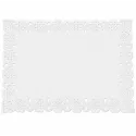Blondas de Papel Rectangulares 29x41cm Blanco
