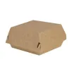 Cajas para Hamburguesas de Cartón Kraft 16x16x10cm
