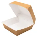 Cajas para Hamburguesas de Cartón Kraft 16x16x10cm
