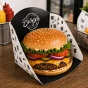 Palas Cartón para Hamburguesas "Delicious"