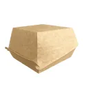 Cajas para Hamburguesas de Cartón Kraft 13x13x7,5cm
