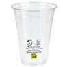 Vasos de Plástico PET 470ml Ø 9,6cm Transparentes