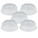 Tapas Cúpula con Agujero para vaso PET de Ø9,5cm