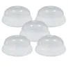 Tapas Cúpula con Agujero para vaso PET de Ø9,5cm