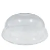 Tapa de Plástico PET de Cúpula con Agujero (9,6cm díámetro)