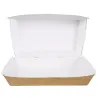 Cajas Portamenús de Cartón Kraft  23x12,5x7,5cm