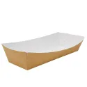 Barquetas Hot Dog de Cartón Kraft 20x9cm