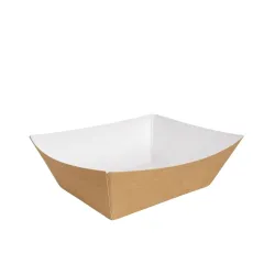 Barquetas de Cartón Kraft 13,5x11cm/350ml