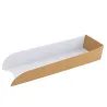 Palas Hot Dog de Cartón Kraft "Automontables" 20x6,5cm