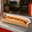 Palas para Hot Dogs y Perritos Calientes de Cartón Kraft