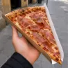 Cuñas Porción Pizza/Creps Cartón Kraft 21,8x18,2cm