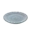 Platos de Cartón Diseño Espiral Azul 18cm