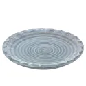 Platos de Cartón Diseño Espiral Azul 23cm