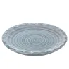 Platos de Cartón Diseño Espiral Azul 23cm
