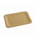 Bandejas de Cartón Kraft Rectangular 12x19cm