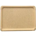 Bandejas de Cartón Kraft Rectangular 25x34cm