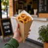 Conos de Cartón Kraft para Fritos 15cm/200ml