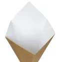 Conos de Cartón Kraft para Fritos 19cm/400ml