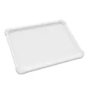 Bandejas de Cartón Rectangular 22x28cm Blancas