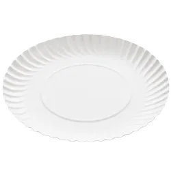 Bandejas de Cartón Redondas 35cm Blancas