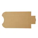 Palas Hot Dog de Cartón Kraft "Automontables" 20x6,5cm