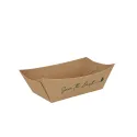 Barquetas de Cartón Kraft 14x9cm/300ml