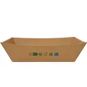 Barquetas de Cartón Kraft para Comida 1000ml (Grandes)