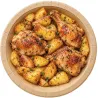 Platos de Cartón Kraft Biodegradables 26cm