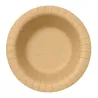 Bolw/Plato Hondo de Cartón Kraft Biodegradables Antigrasa Ø19cm 245gr