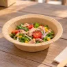 Bolw/Plato Hondo de Cartón Kraft Biodegradables Antigrasa Ø19cm 245gr
